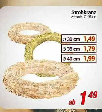 CENTERSHOP Strohkranz Angebot