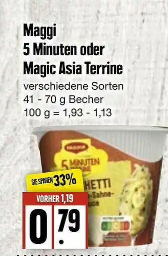 Edeka Frischemarkt Maggi 5 Minuten Oder Magic Asia Terrine Angebot