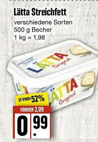 Edeka Frischemarkt Lätta Streichfett Angebot