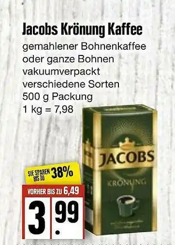 Edeka Frischemarkt Jacobs Krönung Kaffee Angebot