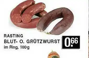 Edeka Zurheide Rasting Blut-o. Grützwurst Angebot