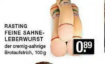 Edeka Zurheide Rasting Feine Sahne-leberwurst Angebot