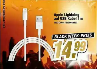 Expert Apple Lightning Auf Usb Kabel 1m Angebot