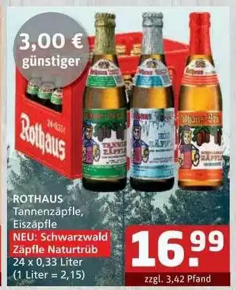 Getränke Quelle Rothaus Tannenzäpfle, Eiszäpfle Angebot