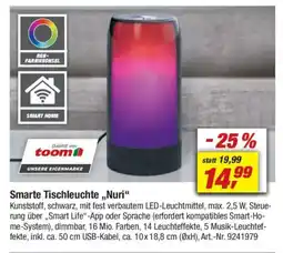 toom Baumarkt Smarte Tischleuchte,,Nuri" Angebot