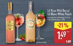 Aldi Nord Lil rose wild berry/blanc white peach Angebot