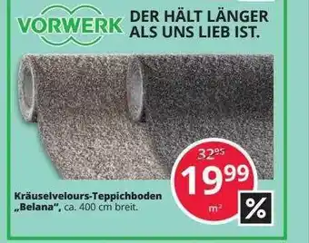 Hammer Vorwerk Kräuselvelours-teppichboden „belana“ Angebot