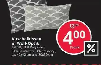 Hammer Kuschelkissen In Woll-optik Angebot