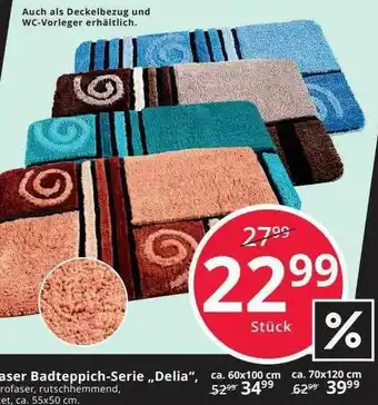 Hammer Aser Badteppich-serie „delia“ Angebot