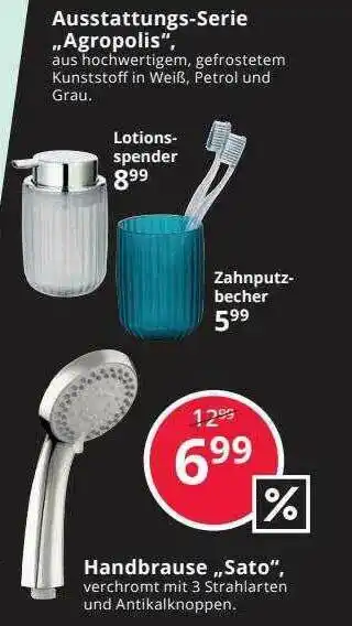 Hammer Ausstattungs-serie „agropolis“ Oder Handbrause „sato“ Angebot