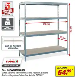 toom Baumarkt XXL-Schwerlastregal Angebot