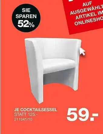 Hofmeister Je Cocktailsessel Angebot