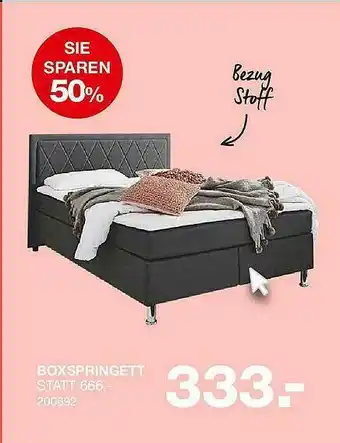 Hofmeister Boxspringett Angebot