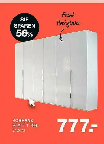 Hofmeister Schrank Angebot