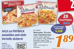 inkoop Dr. Oetker Ristorante, Piccola oder Flammkuchen Angebot