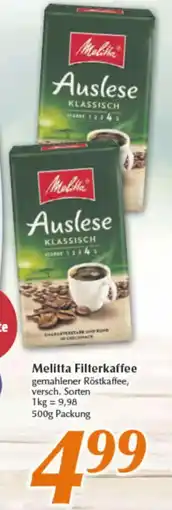 inkoop Melitta Filterkaffee Angebot