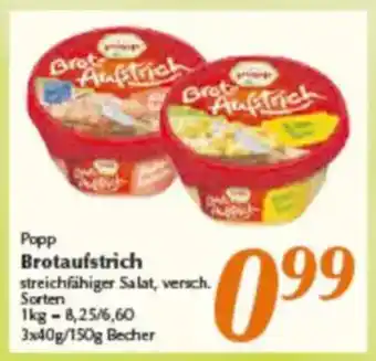 inkoop Popp Brotaufstrich Angebot