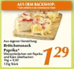 inkoop Brötchensnack Paprika Angebot