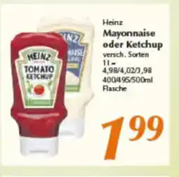 inkoop Heinz Mayonnaise oder Ketchup Angebot