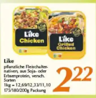 inkoop Like pflanzliche Fleischalternativen Angebot