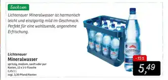 KONSUM Lichtenauer Mieneralwasser Angebot