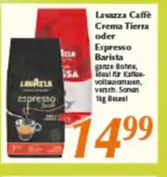 inkoop Lavazza Caffè Crema Tierra oder Espresso Barista Angebot