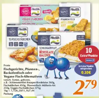 inkoop Frosta Fischgerichte, Pfannen-, Backofenfisch oder Vegane Fisch-Alternativen Angebot