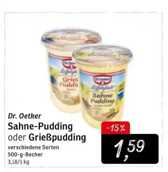 KONSUM Dr. Oetker Sahne-pudding Oder Grießpudding Angebot