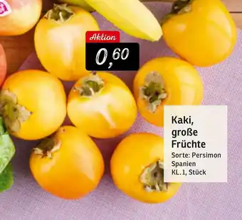 KONSUM Kaki Große Früchte Angebot