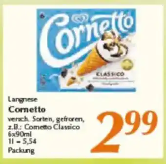 inkoop Langnese Cornetto Angebot