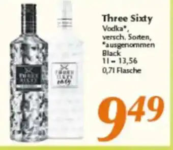 inkoop Three Sixty Vodka Angebot