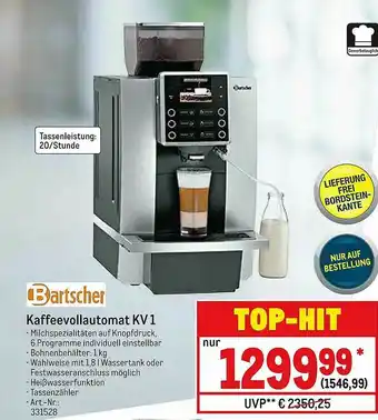 METRO Bartscher Kaffeevollautomat Kv 1 Angebot