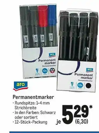 METRO Aro Permanentmarker Angebot