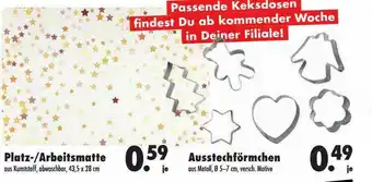 Mäc Geiz Platz-arbeitsmatte, Ausstechförmchen Angebot