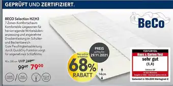 Matratzen Concord Beco Selection Angebot