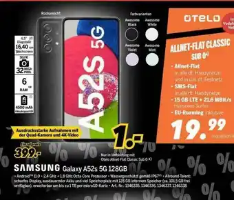 MEDIMAX Samsung Galaxy A52s 5g 128gb Angebot