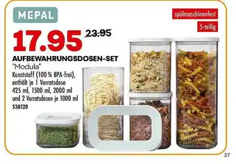 Möbel Kraft Aufbewahrungsdosen-set "modula" Angebot