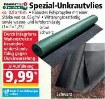 Norma Power Garden Spezial-Unkrautvlies Angebot