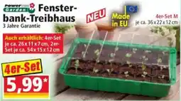 Norma Power Garden Fenster- bank-Treibhaus Angebot