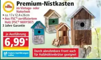 Norma friends Premium-Nistkasten Angebot