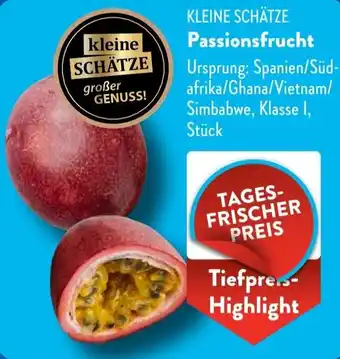 Aldi Süd KLEINE SCHÄTZE Passionsfrucht Angebot