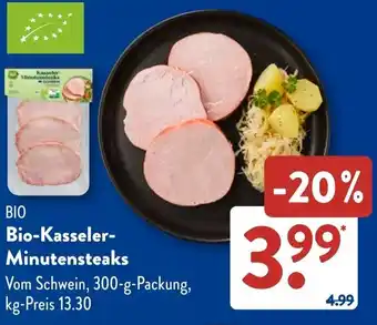 Aldi Süd BIO Bio-Kasseler- Minutensteaks Angebot