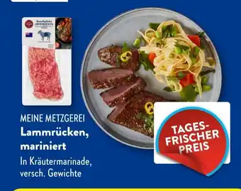 Aldi Süd MEINE METZGEREI Lammrücken, mariniert Angebot