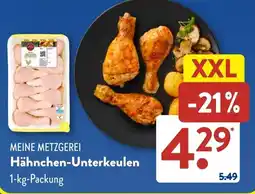 Aldi Süd MEINE METZGEREI Hähnchen-Unterkeulen Angebot