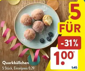 Aldi Süd Quarkbällchen Angebot