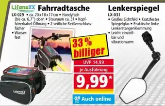 Norma LifenaXX Fahrradtasche/ Lenkerspiegel Angebot