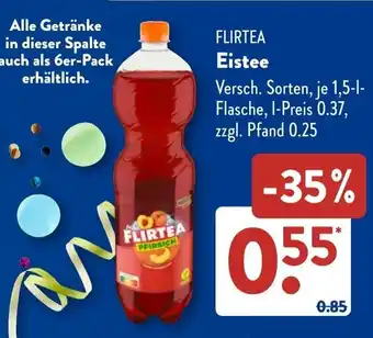 Aldi Süd FLIRTEA Eistee Angebot