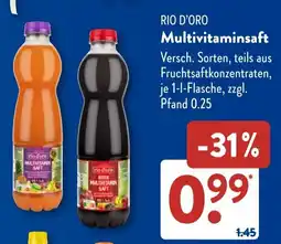 Aldi Süd RIO D'ORO Multivitaminsaft Angebot