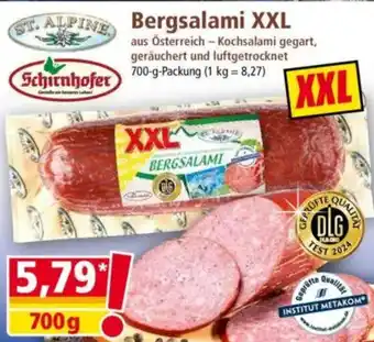 Norma ST. ALPINE Bergsalami XXL Angebot