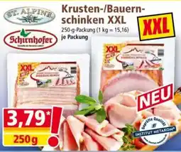 Norma ST. ALPINE Krusten-/Bauern- schinken XXL Angebot